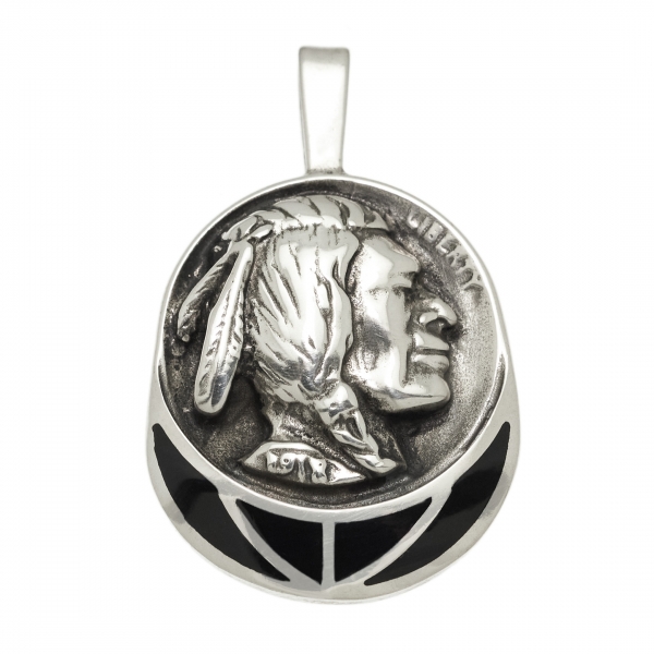 P167 Indian Head pendant