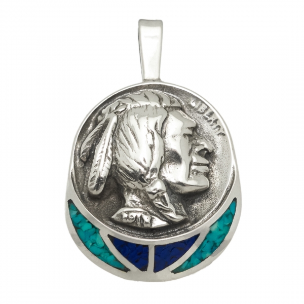 P167 Indian Head pendant