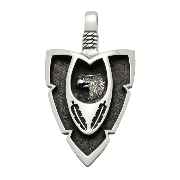 P473L eagle arrow pendant