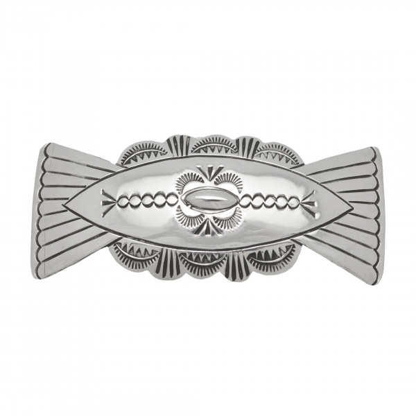 BAR07 Harpo silver hair clip