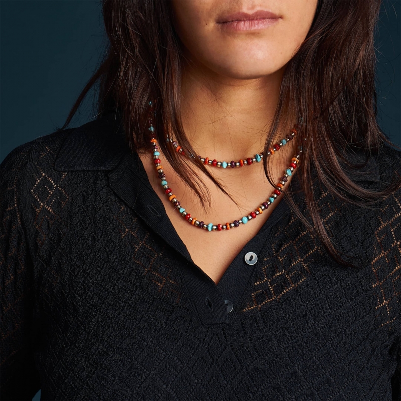 Native american turquoise and silver necklaces | Harpo Paris