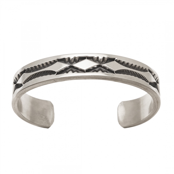 Navajo silver bracelet for men BR767 - Harpo Paris