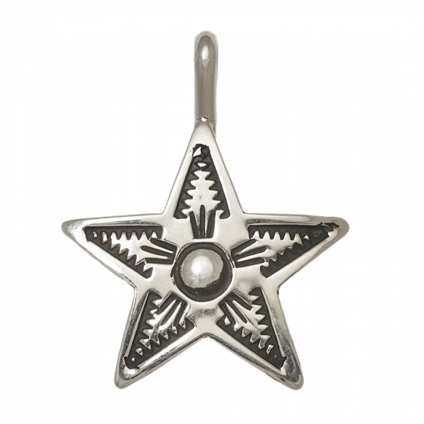 Pendant PE430 silver star - Harpo Paris
