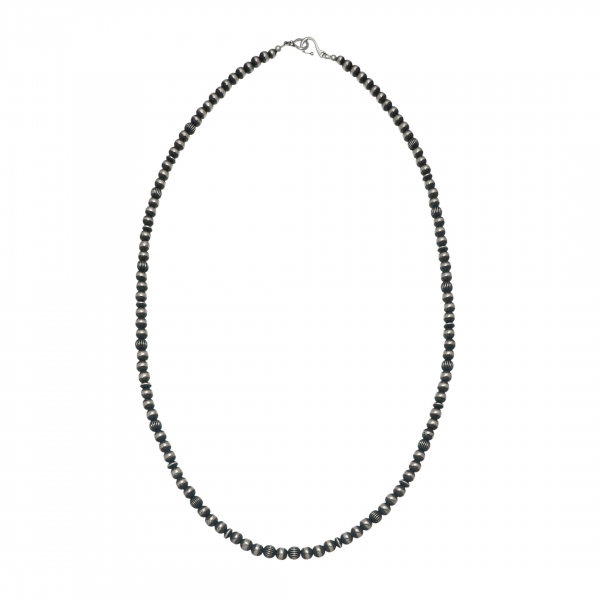 Sterling silver beads necklace CO217 - Harpo Paris