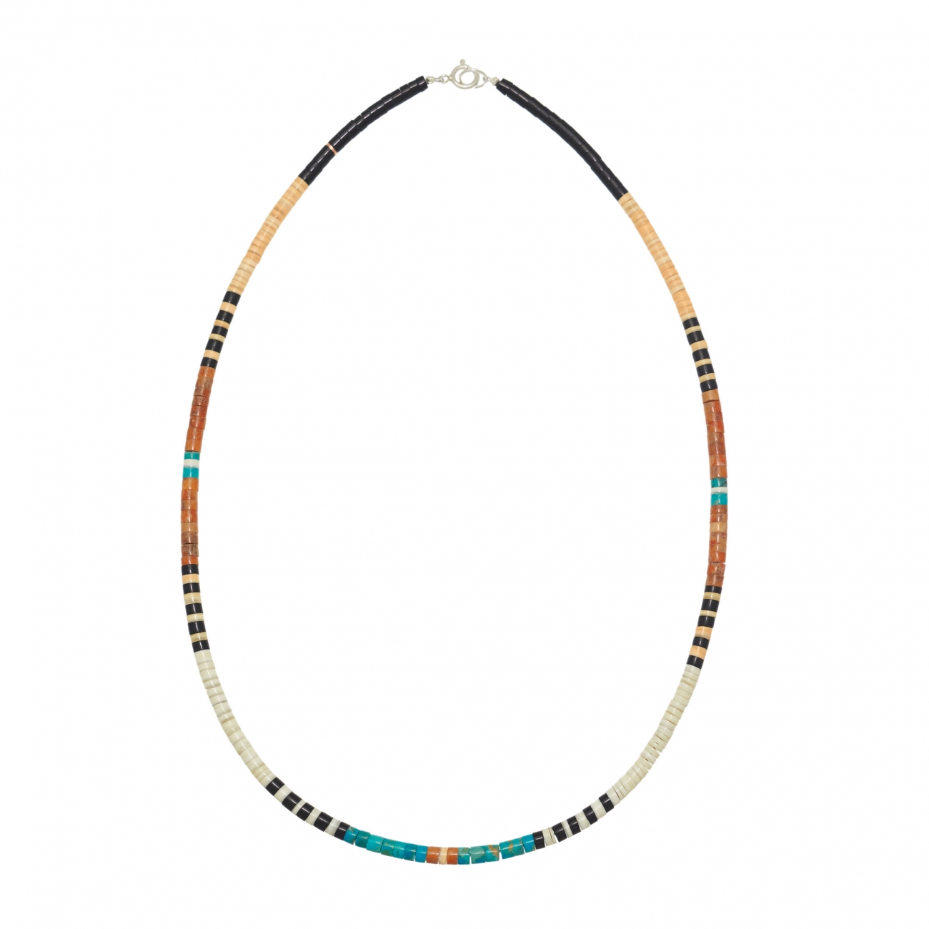 Collier Pueblo COP20 en perles Heishi - Harpo Paris