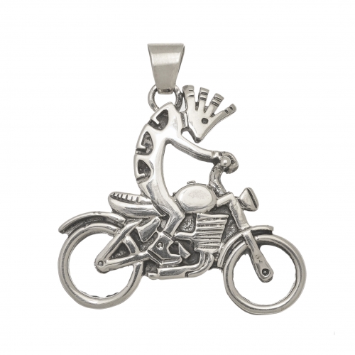 Kokopelli silver pendant PE455 
 Harpo Paris