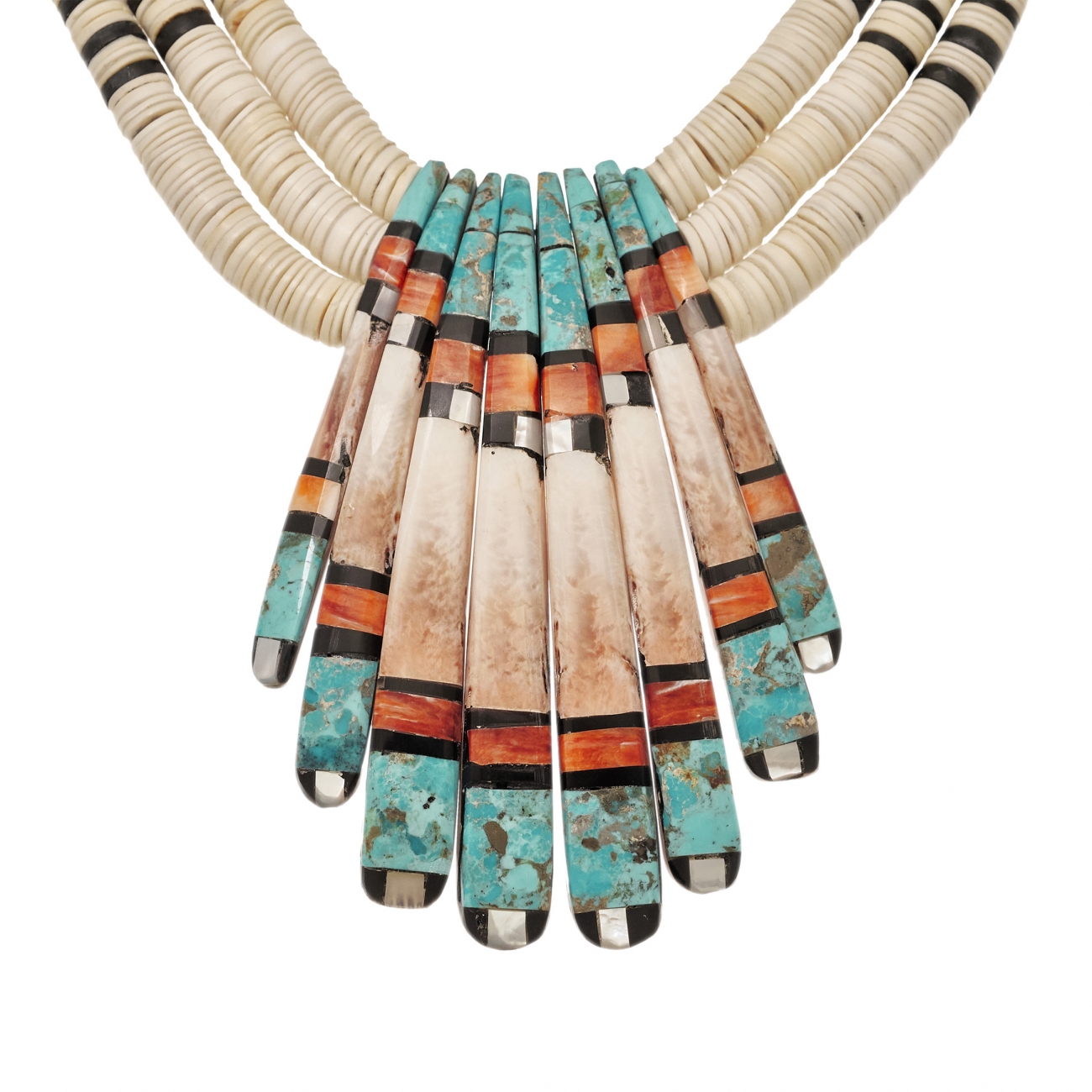 CO225 collier Pueblo Eagle Tail - Harpo Paris