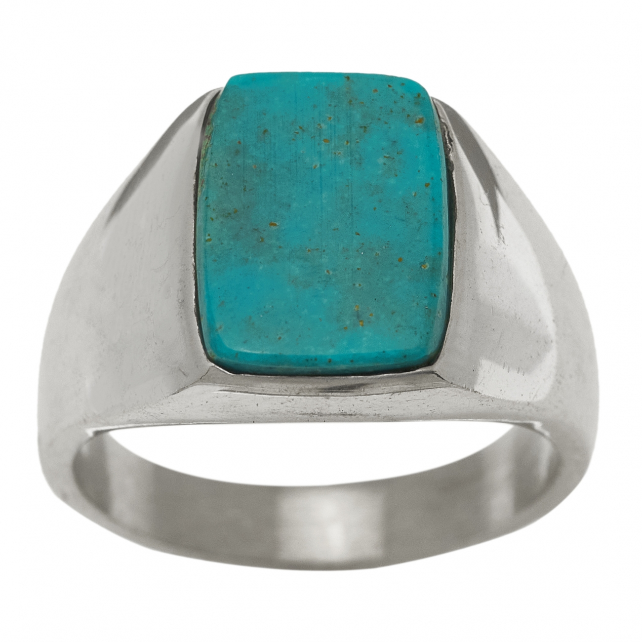 Chevalière turquoise argent BA1423 - Harpo Paris