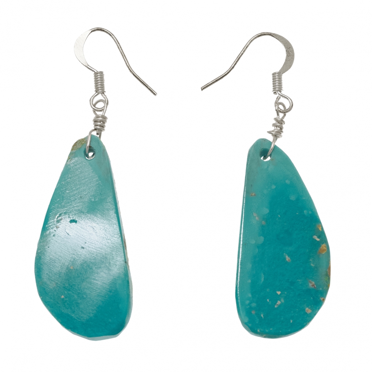 Turquoise earrings BO365 - Harpo Paris