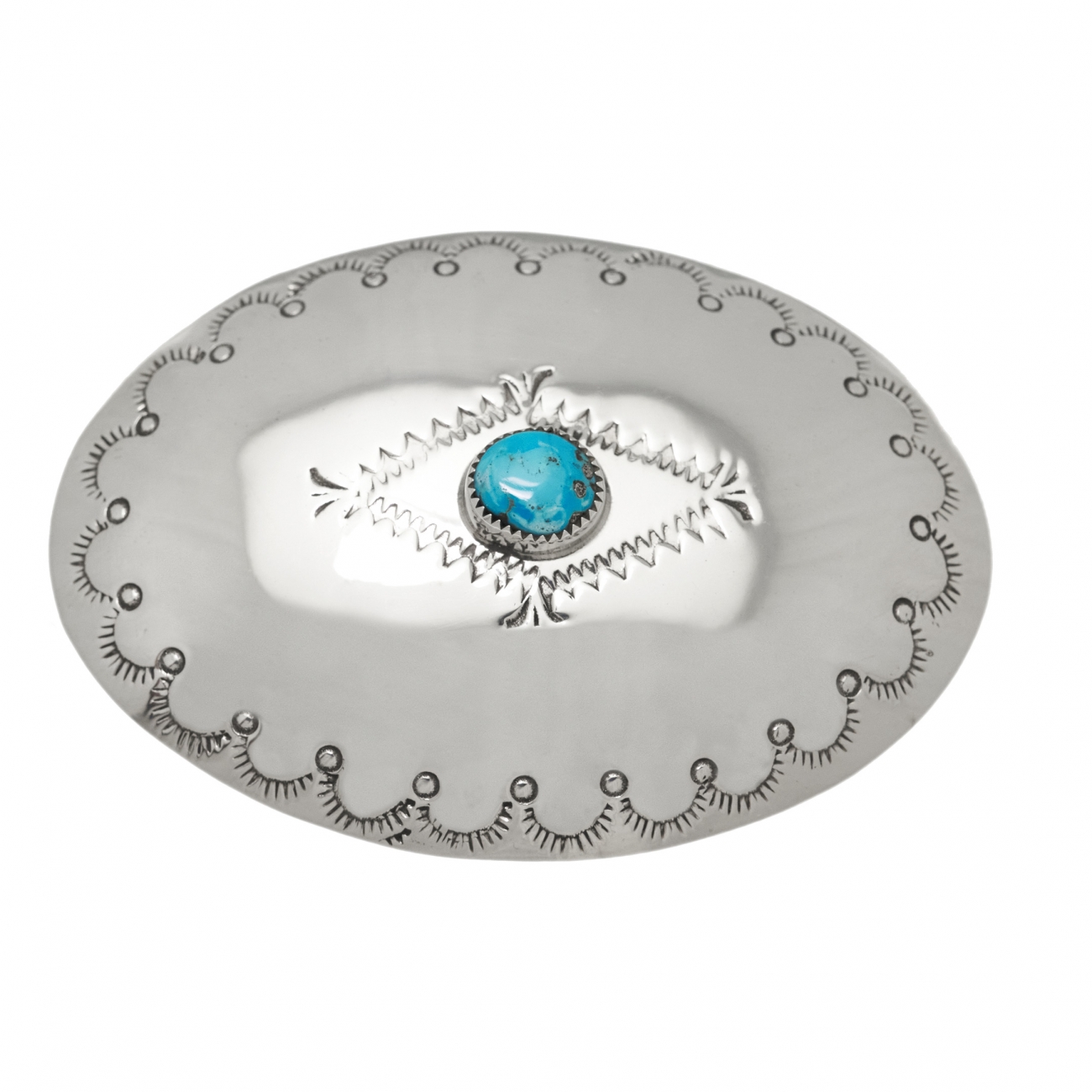 BK85 turquoise and silver buckle - Harpo Paris