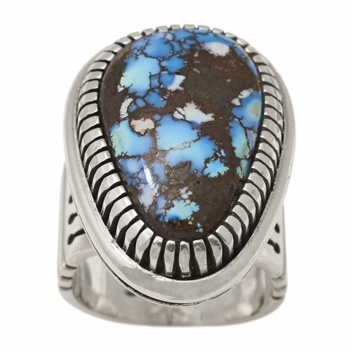 Bague turquoise et argent BA1451 - Harpo Paris