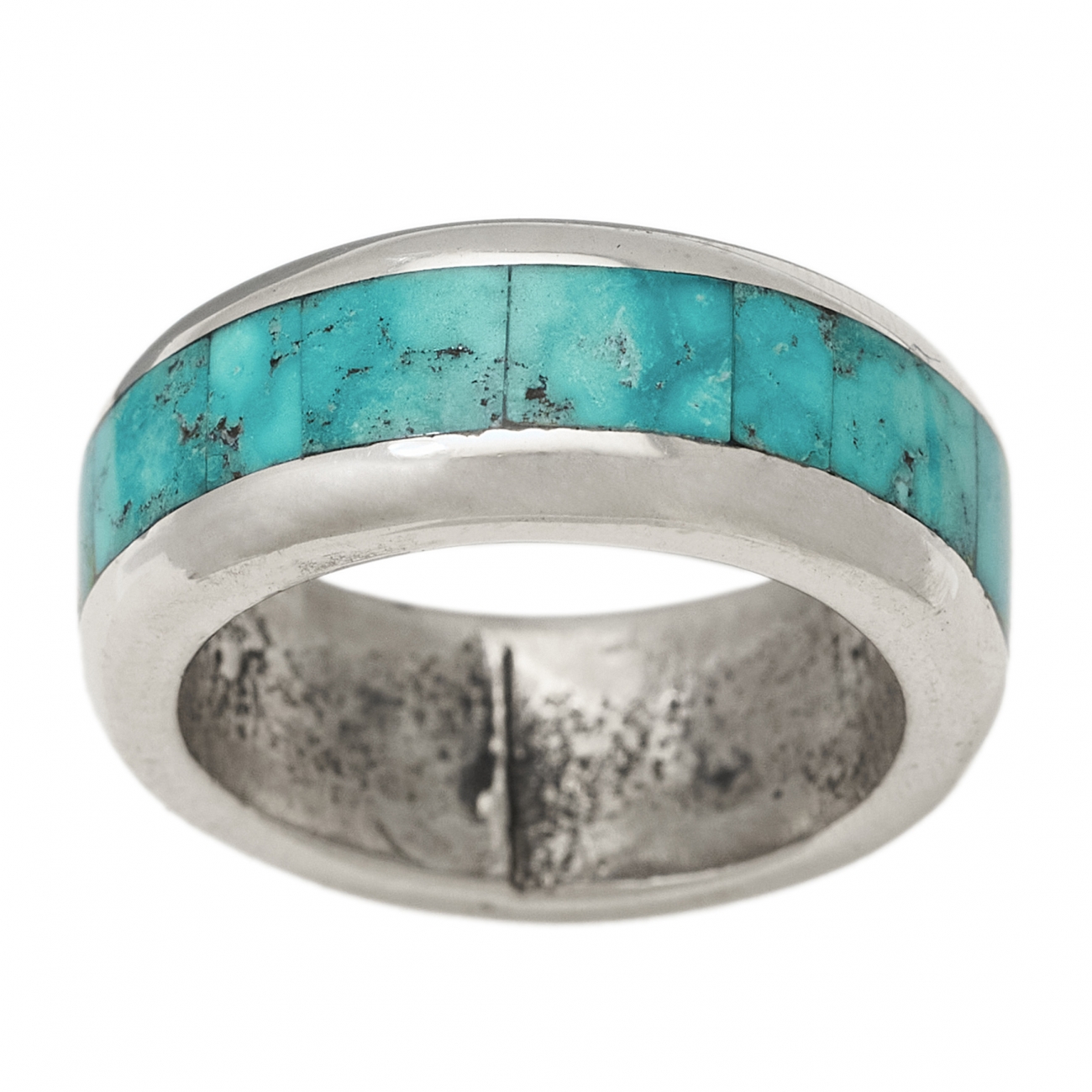 BA1468 turquoise and silver ring - Harpo Paris