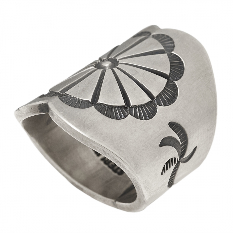 Bague en argent mat BA1499 - Harpo Paris