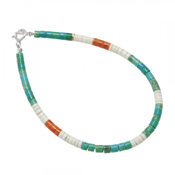 Pueblo bracelet in Heishi beads BRP16 - Harpo Paris