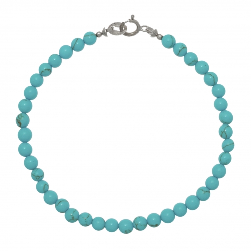 Turquoise beads bracelet B294 - Harpo Paris