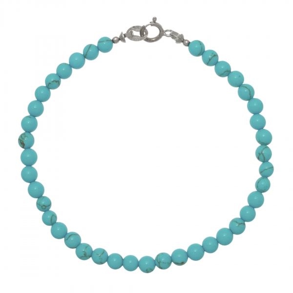 Turquoise beads bracelet B294 - Harpo Paris