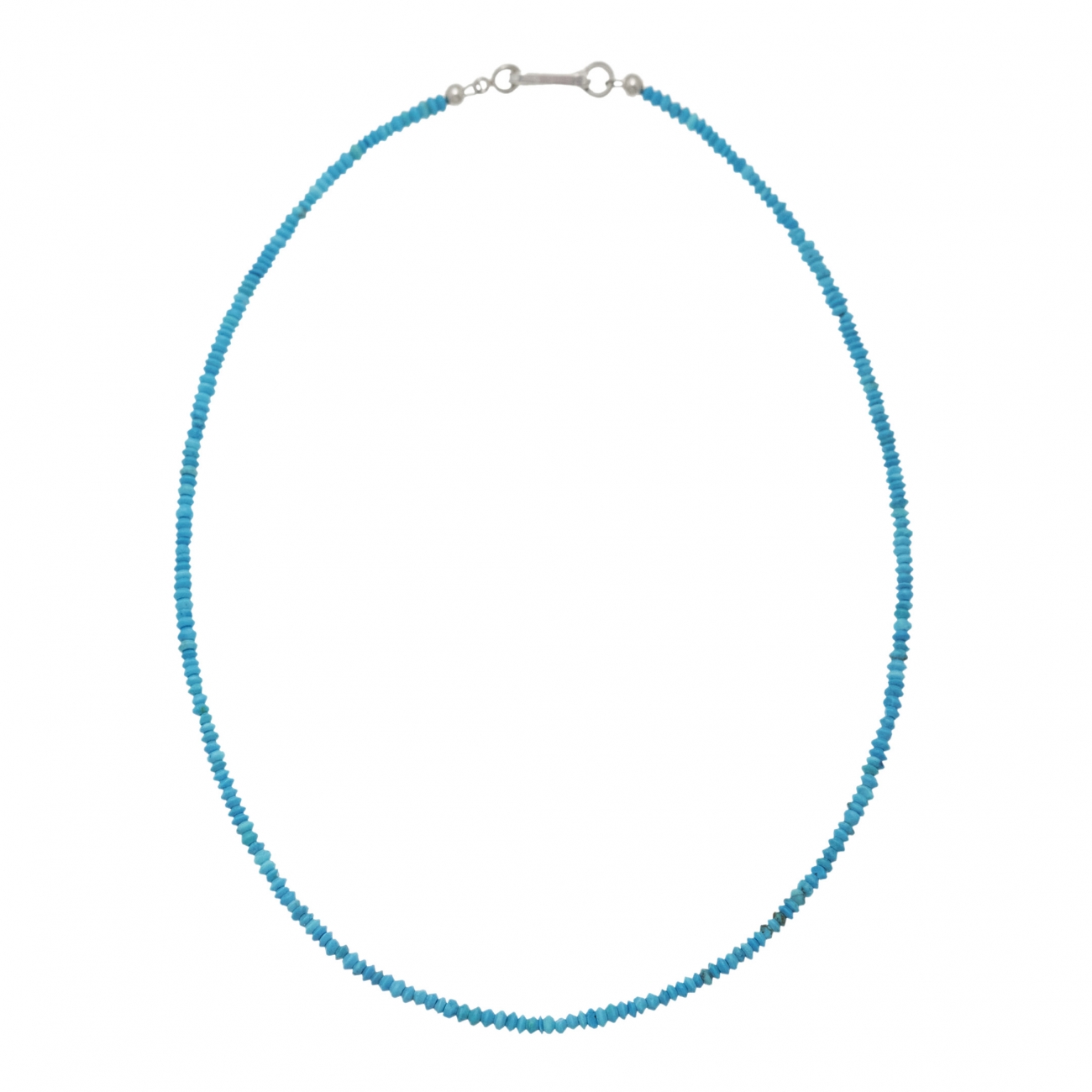 Turquoise beads chocker necklace CO234 - Harpo Paris