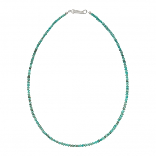 Turquoise beads chocker necklace CO237 - Harpo Paris