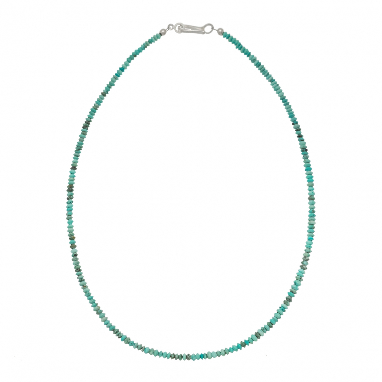 Turquoise beads chocker necklace CO237 - Harpo Paris