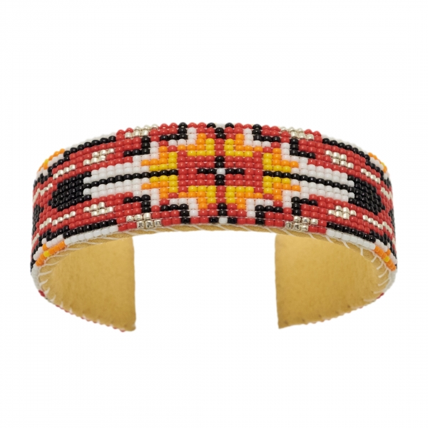 Navajo bracelet in colorful glass beads - Harpo Paris