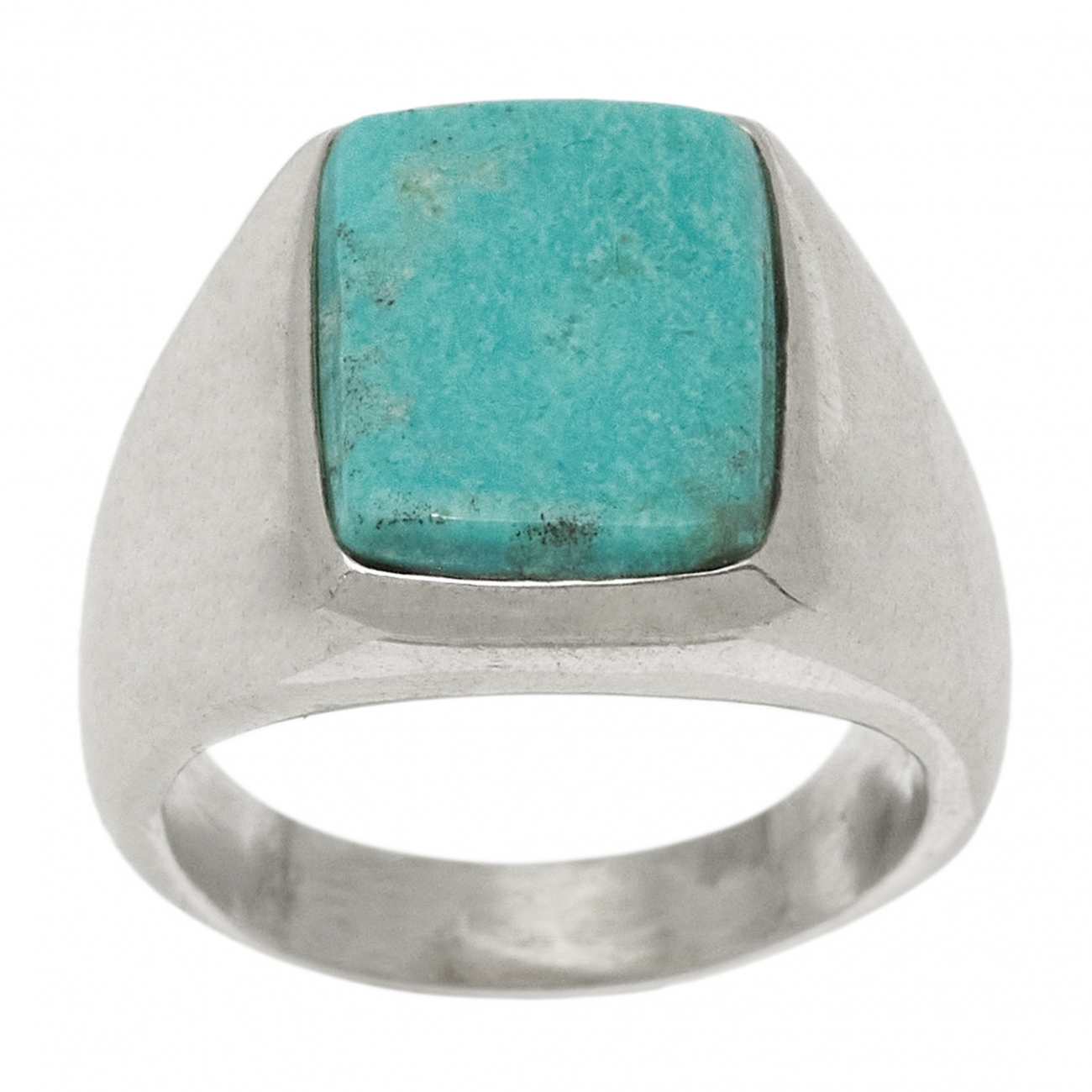 Chevalière turquoise argent BA1527 - Harpo Paris