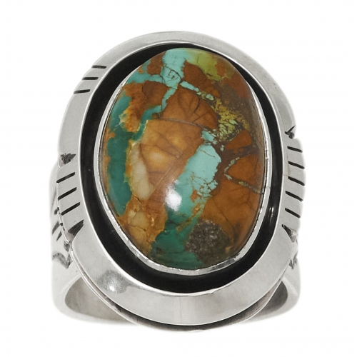 Bague turquoise et argent BA1538 - Harpo Paris