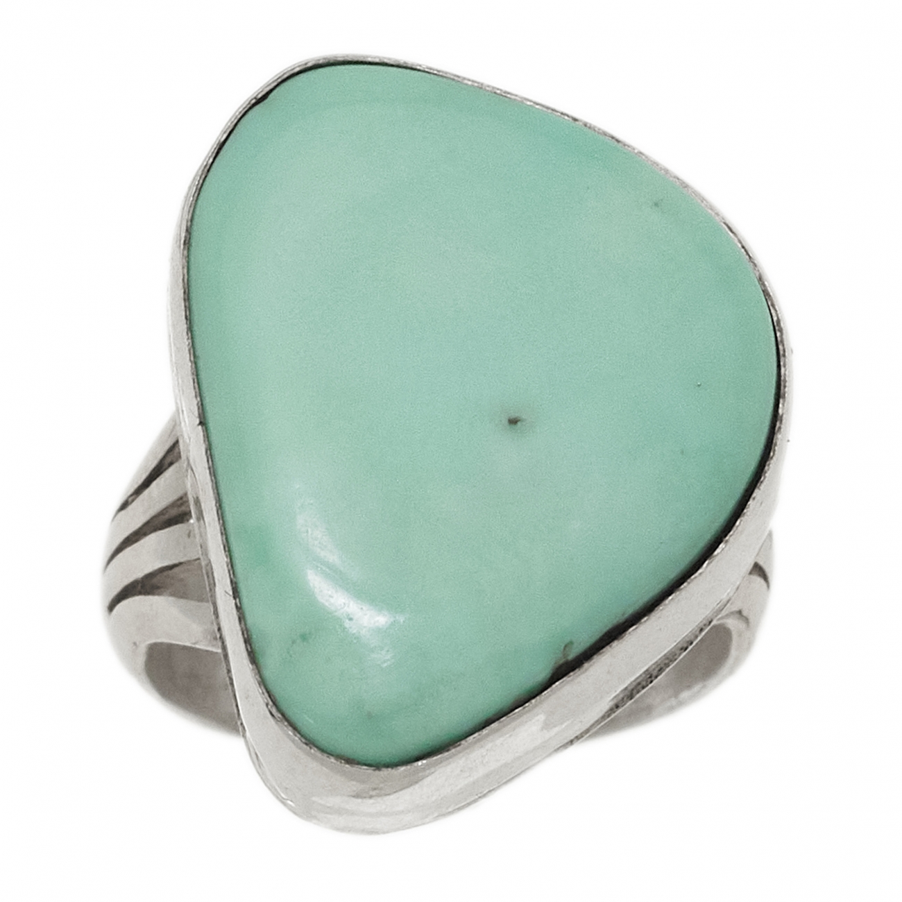 Bague Navajo en turquoise et argent BA1540 - Harpo Paris