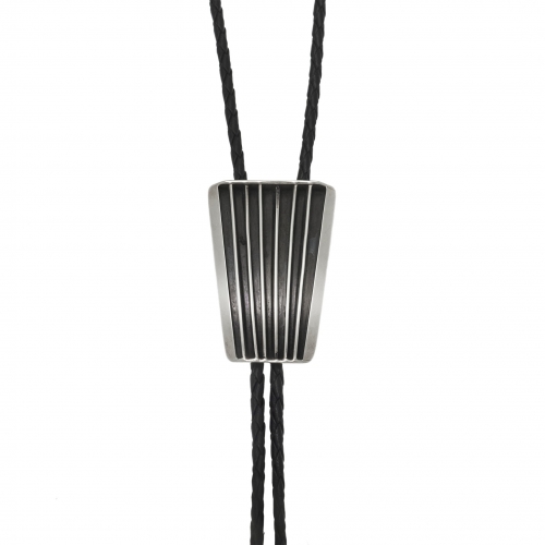 Silver bolo tie BT61 - Harpo Paris