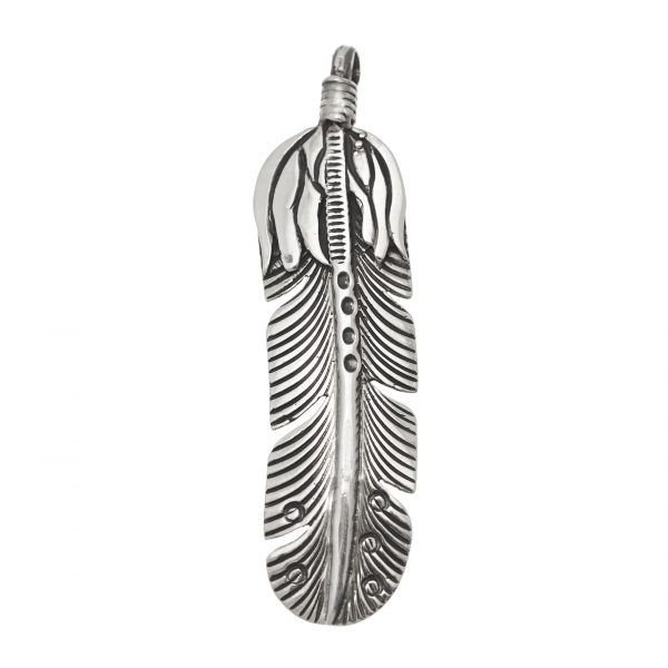 PE540 Harpo feather pendant