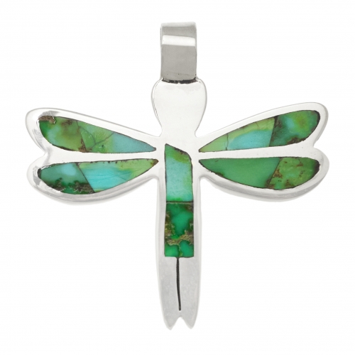 PE553 pendentif libellule turquoise - Harpo Paris