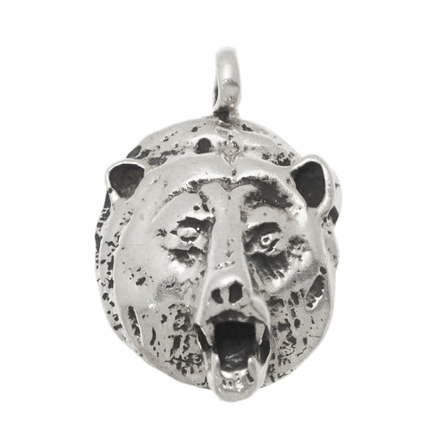 PE565 silver bear pendant - Harpo Paris