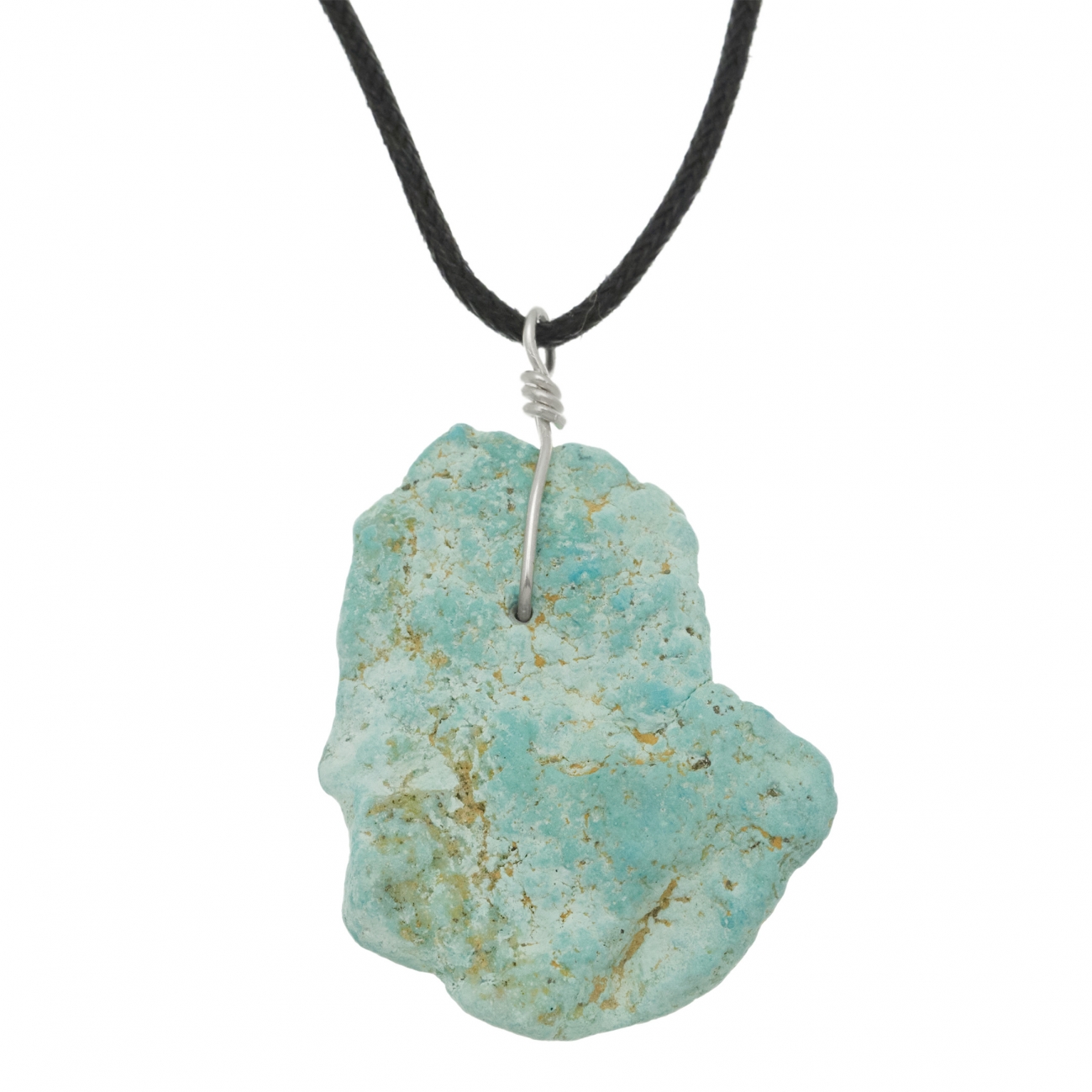 PE567 Harpo pendant turquoise nugget