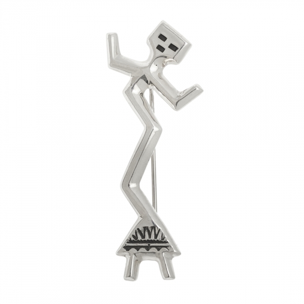 BRO93 broche Harpo argent