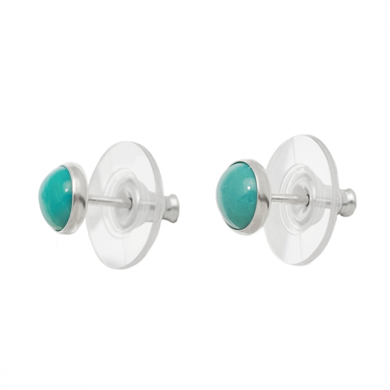 Turquoise studs BO386 - Harpo Paris