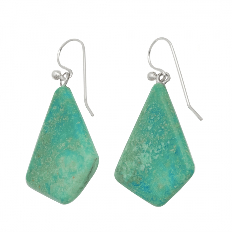 Turquoise slices earrings BO392 - Harpo Paris