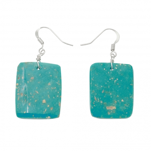 Boucles d'oreilles turquoise BO393 - Harpo Paris