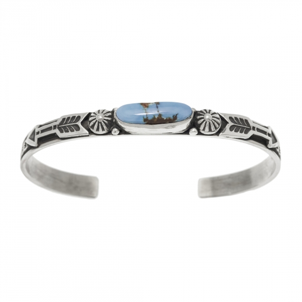 Bracelet turquoise and silver BR854 - Harpo Paris