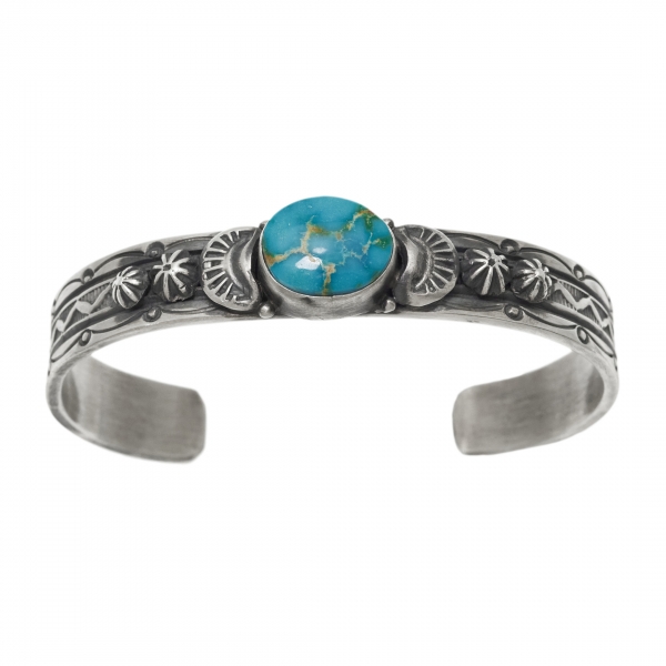 Navajo turquoise bracelet for men BR855 - Harpo Paris