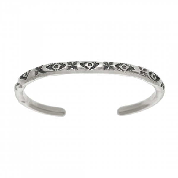 Bracelet en argent mat BR862 - Harpo Paris