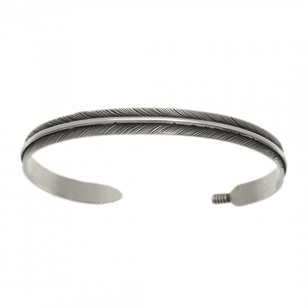 Bracelet plume Navajo BRw69H - Harpo Paris