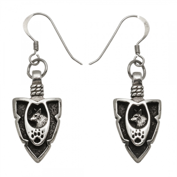 arrow wolf earrings BO426 - Harpo Paris