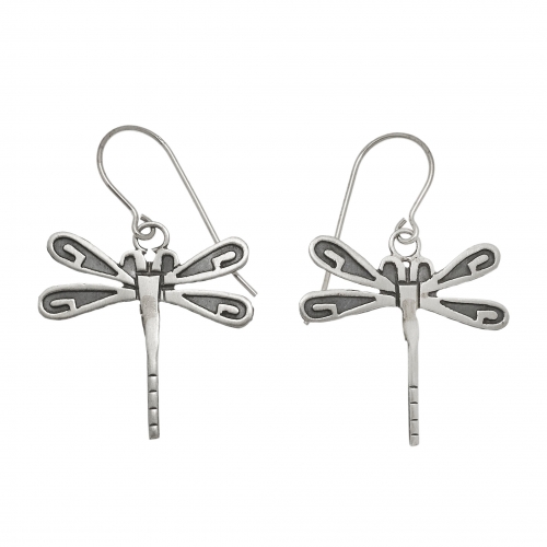 Boucles d’oreilles argent libellules BO417 - Harpo Paris