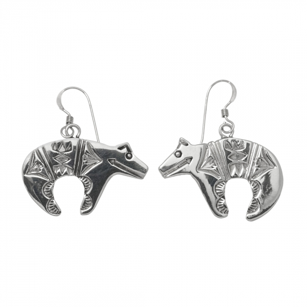 Boucles d'oreilles ours en argent BO416 - Harpo Paris