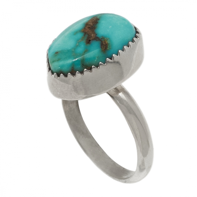 Bague turquoise et argent BA1585 - Harpo Paris