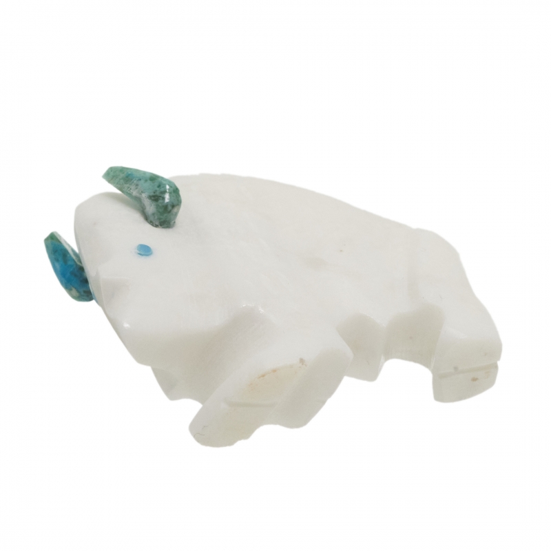 Zuni alabaster buffalo fetish FE234 - Harpo Paris