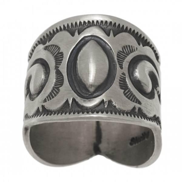 Bague Navajo en argent massif BA1598 - Harpo Paris