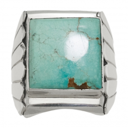 Bague turquoise et argent BA1614 - Harpo Paris