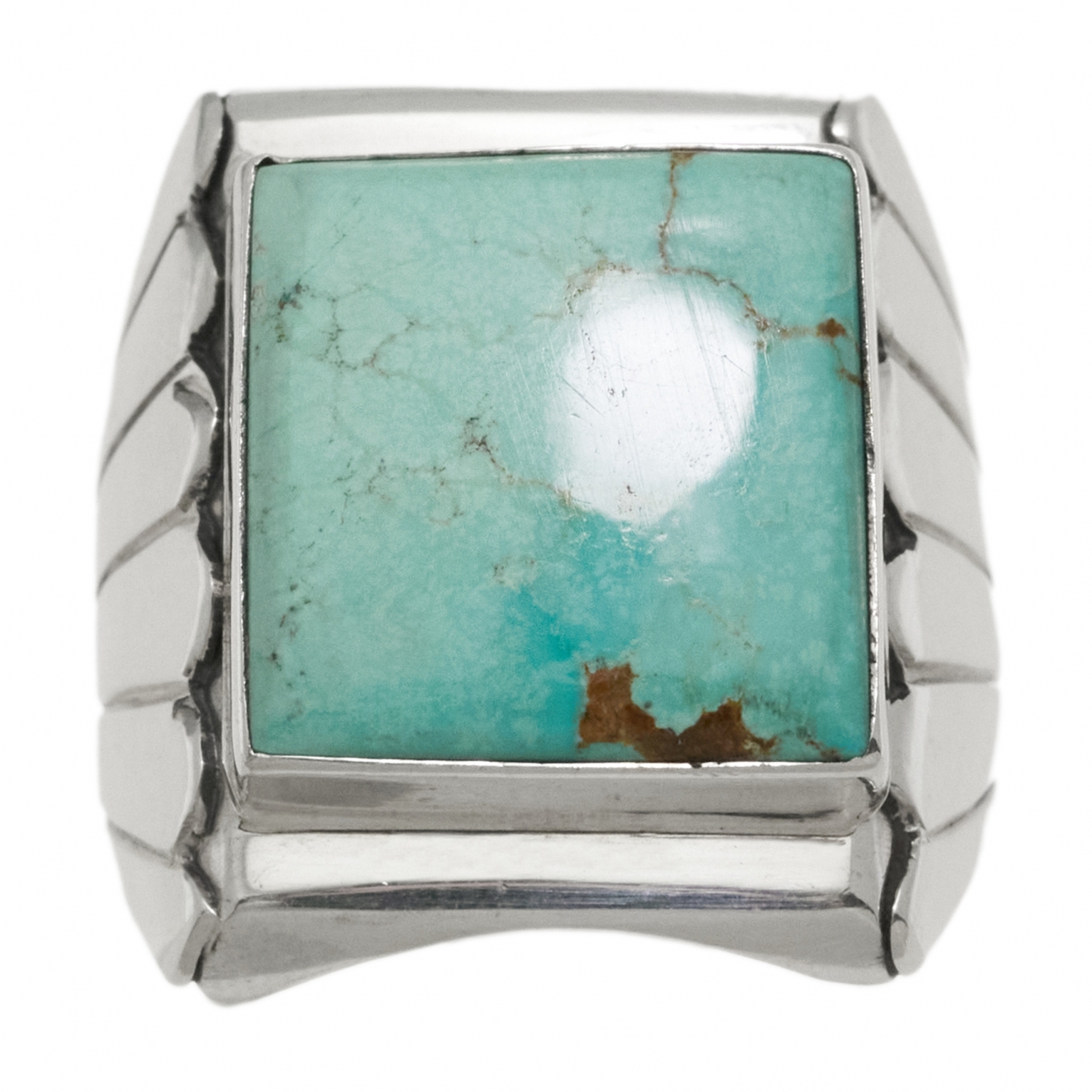 Bague turquoise et argent BA1614 - Harpo Paris