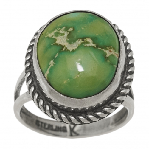 Bague turquoise et argent BA1620 - Harpo Paris