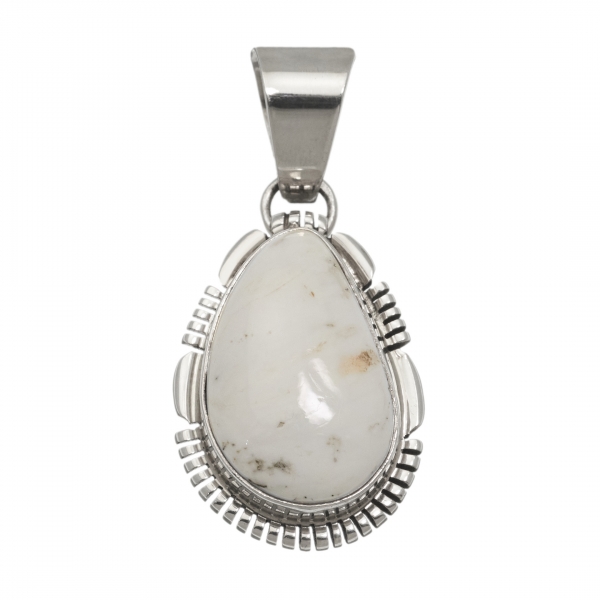 Magnifique pendentif White Buffalo en argent massif PE583 - Harpo Paris